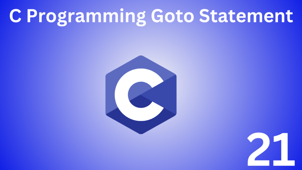 C programming goto statement