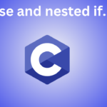 c if...else statement