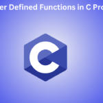 Type of User Defined Function in C Programming