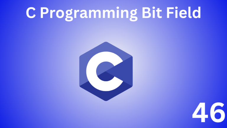 C Programming Bit Field