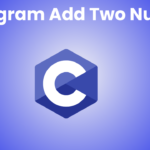 C Program Add Two Number