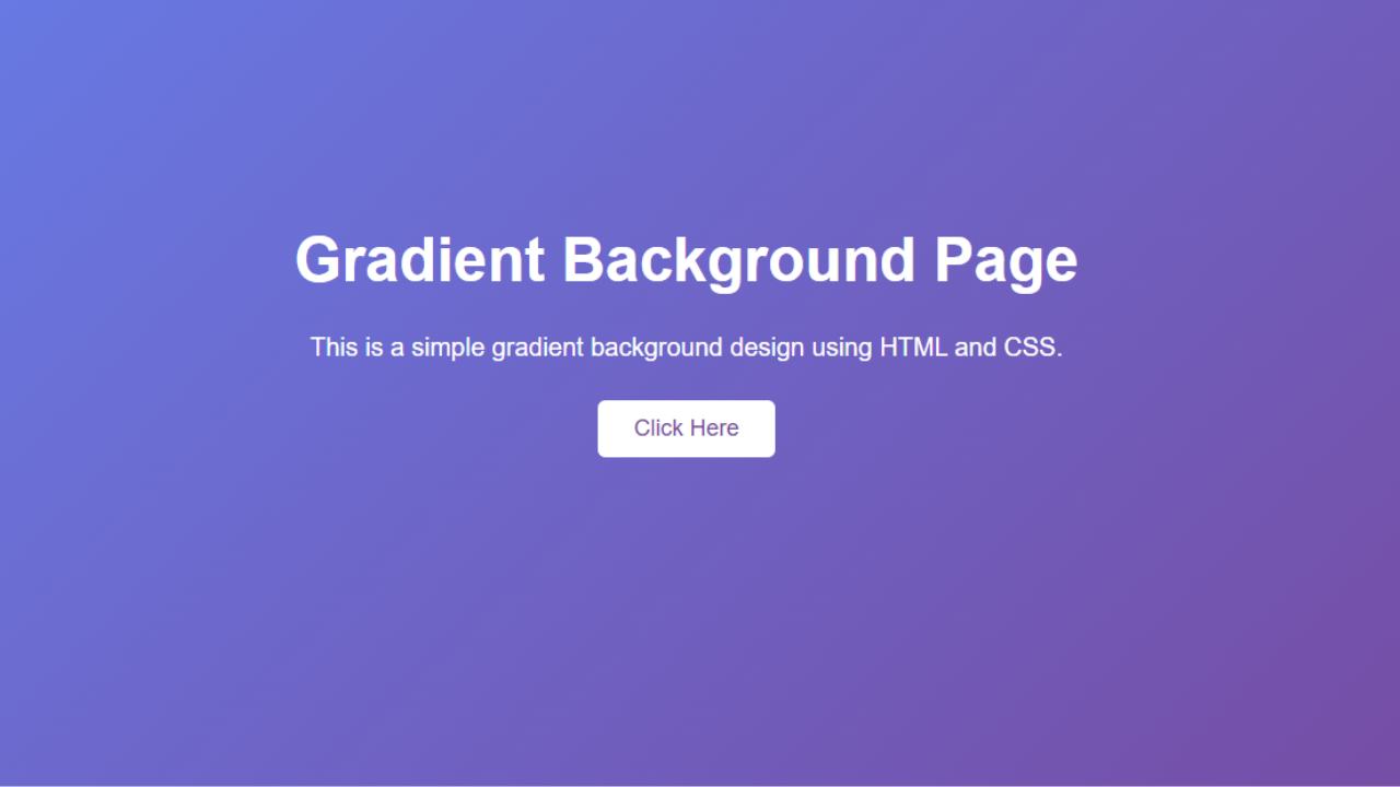 Gradient Background Page