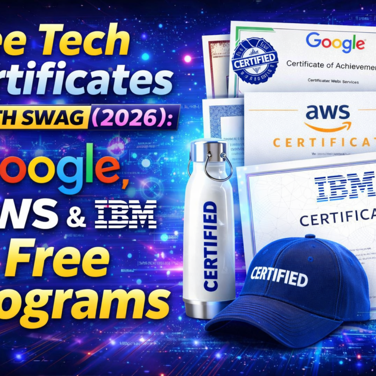 Free Tech Certificates with Swag