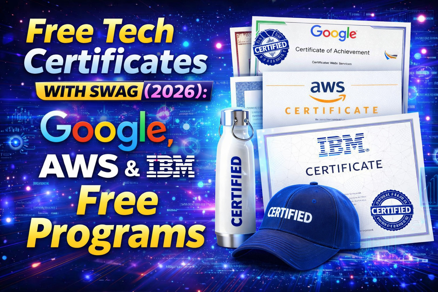 Free Tech Certificates with Swag