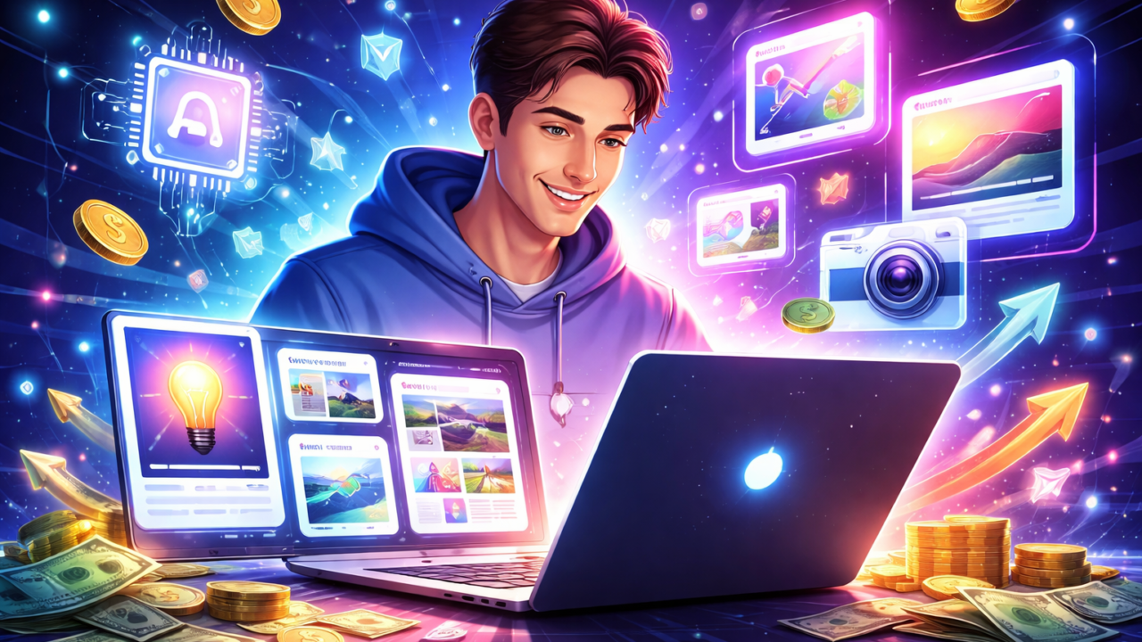 How to Earn Money Online Using AI